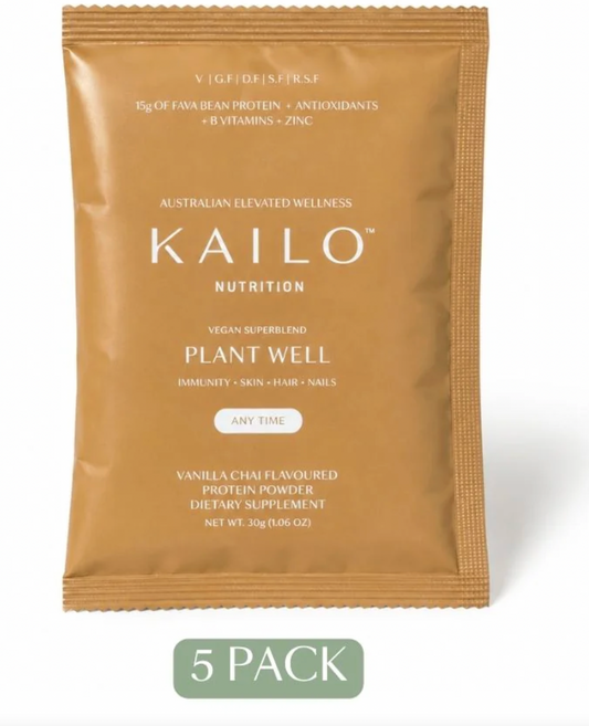 KAILO Nutrition - Plant Well Chai (5 single serve pack)